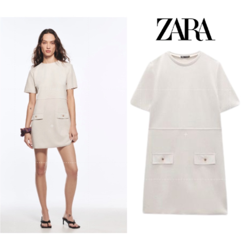 ZARA faux suede dress